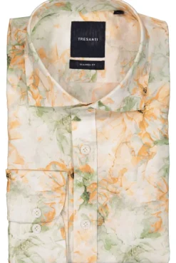 Skjortor>TRESANTI Adel |Shirt With Watercolor Flower Pattern