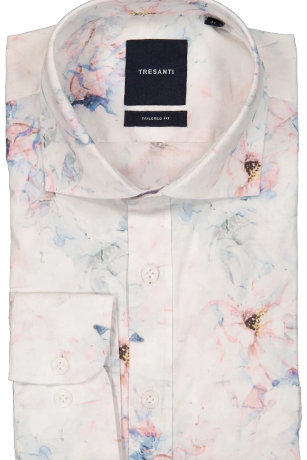 Skjortor>TRESANTI Adel |Shirt With Watercolor Flower Pattern