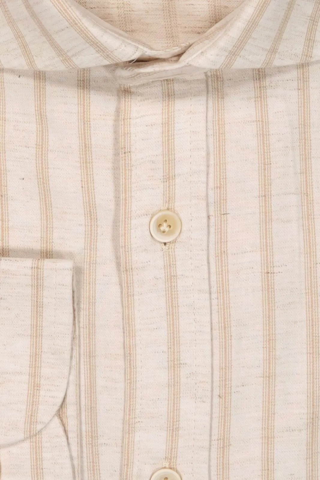Skjortor>TRESANTI Alo | Shirt With Organic Look And Stripes