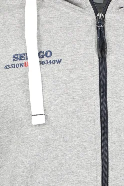 Cheap SEBAGO Authentic Logo Zip Hoodie