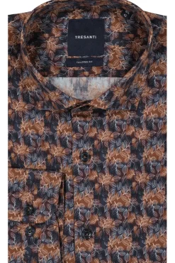 Store TRESANTI Bain | Leaves Shirt With Ikat Background