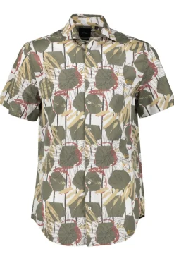 Skjortor>TRESANTI Boaz Abstract Shirt With Leaf Pattern