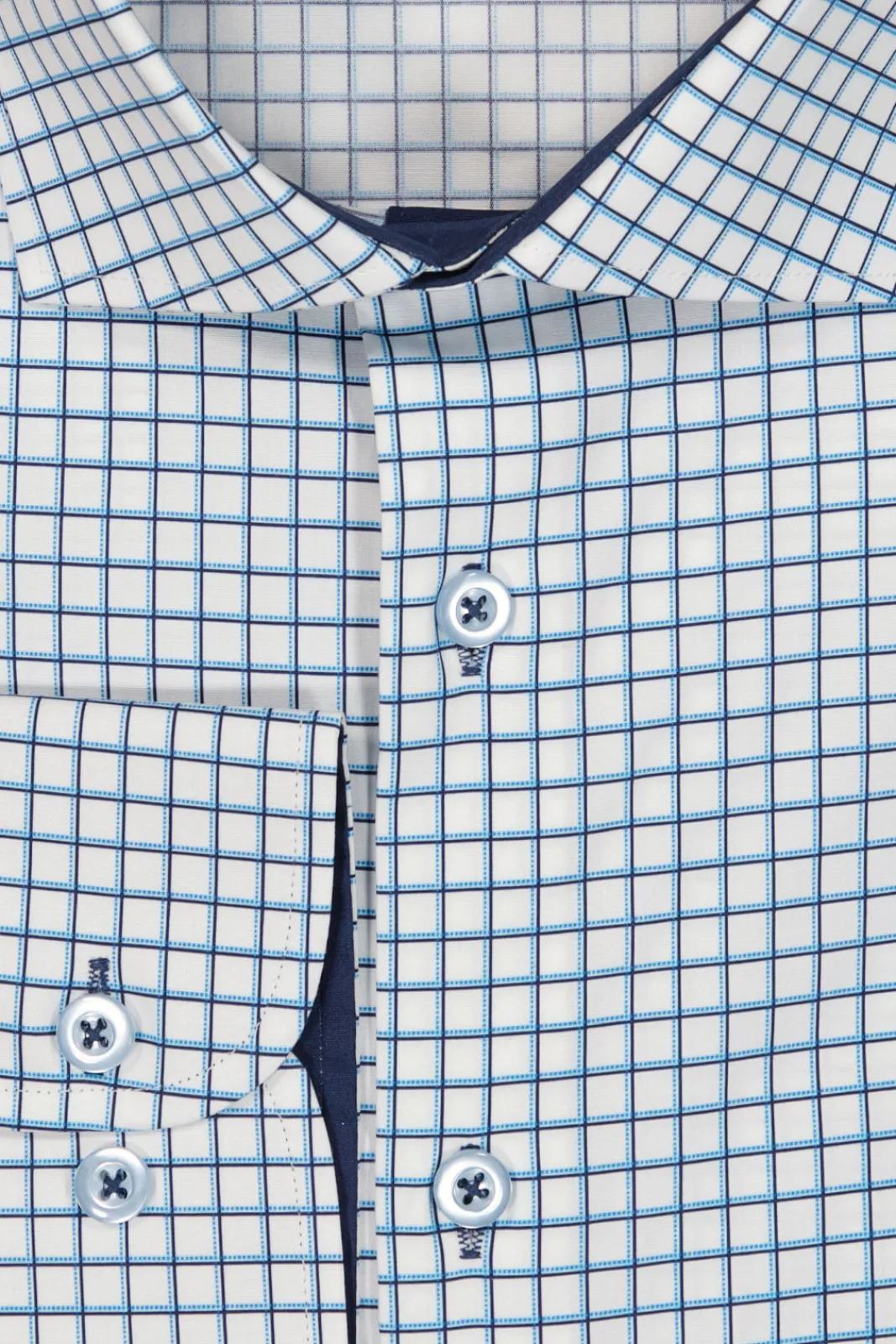 Shop Mortimer&Armstrong Checked Shirt Slim Fit