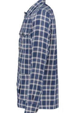 Best Sale JOHN HENRIC Flannel Overshirt A01561