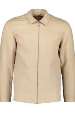 Cheap J.Lindeberg Jason Zip Linen Overshirt