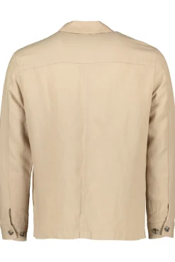 Cheap J.Lindeberg Jason Zip Linen Overshirt