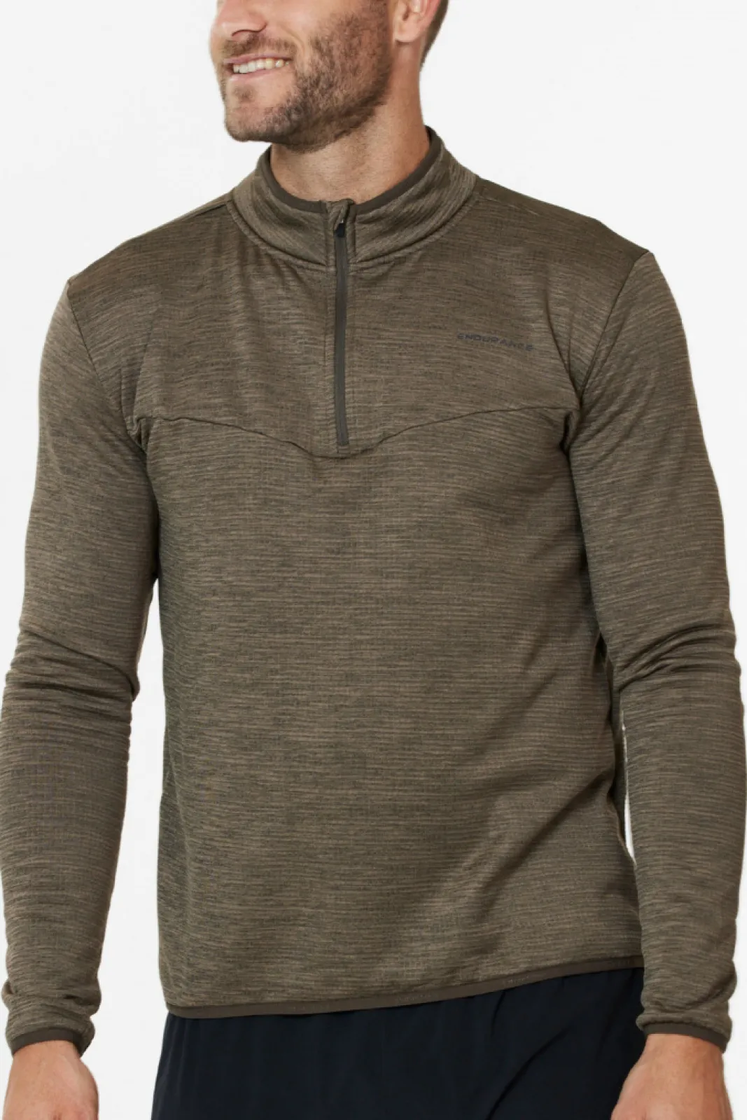 Tröjor>ENDURANCE Ledger M Waffle Melange Midlayer