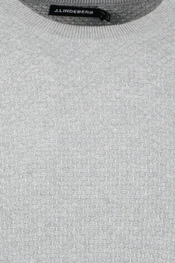 Fashion J.Lindeberg M Cotton Structure Sweater