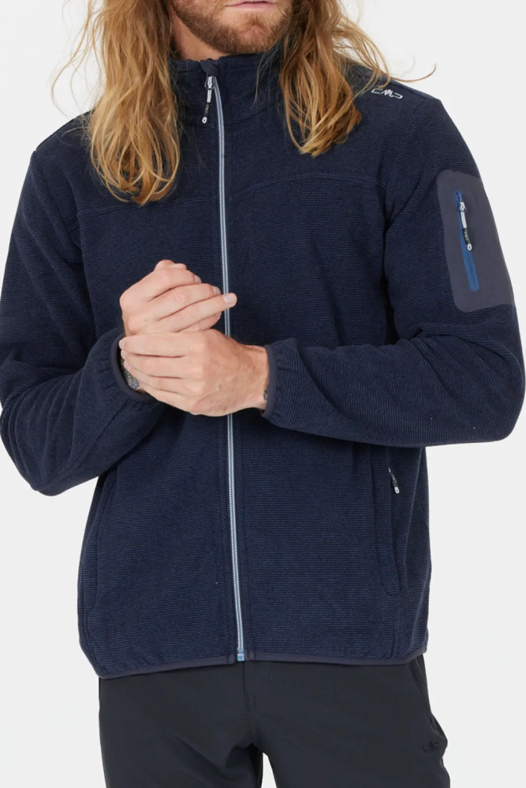 Hot CMP Man Jacket Knitted Jaquard