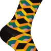 Strumpor>HAPPY SOCKS Optic Squre Sock