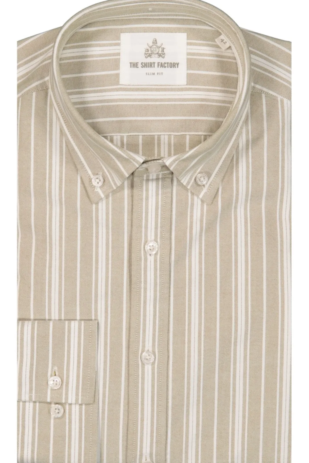 Skjortor>The Shirt Factory Oxford Multi Stripe