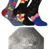 Strumpor>HAPPY SOCKS 3-Pack Outer Space Socks Gift Set