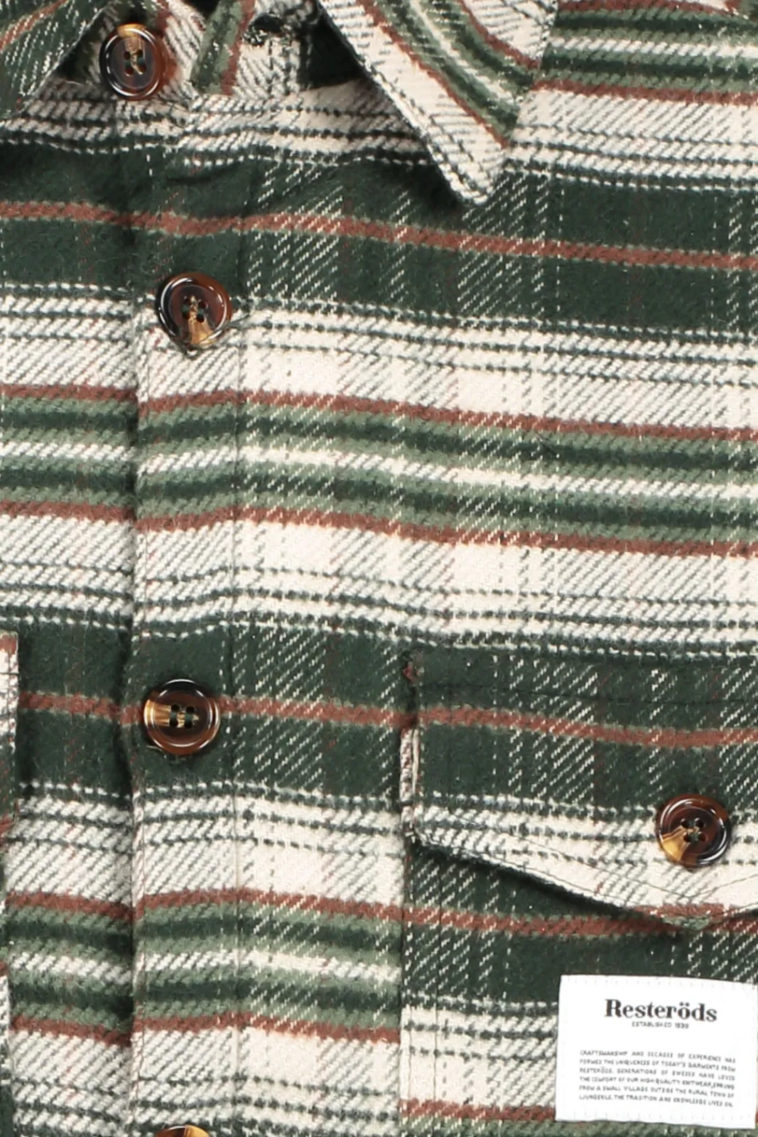 Shop RESTER脰DS Padded Flannel Shirt