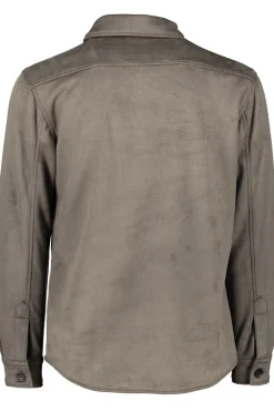 New Human Scales Rickard Half Zip Vegan Suede