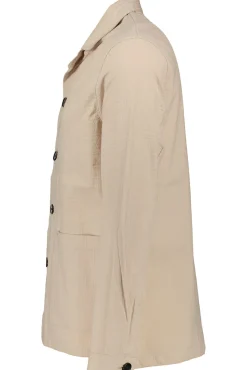 Sale JOHN HENRIC Seersucker Shirt Jacket
