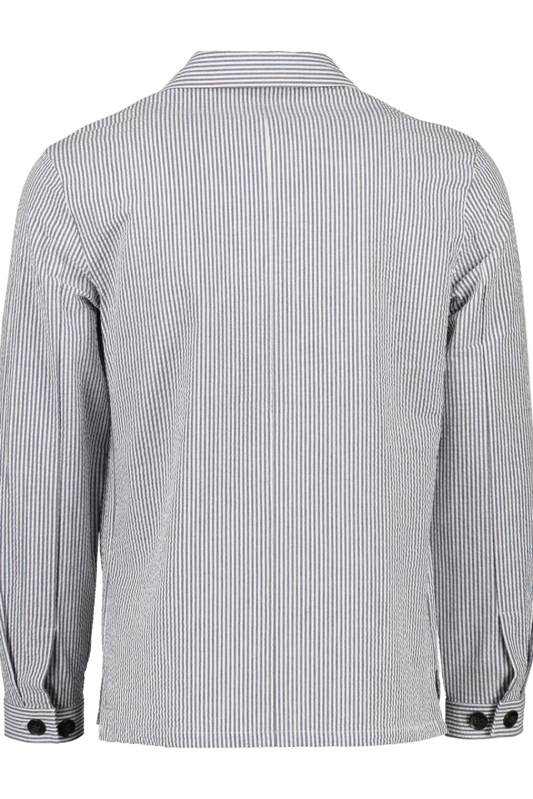 New JOHN HENRIC Seersucker Shirt Jacket