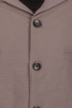 Shop JOHN HENRIC Seersucker Shirt Jacket