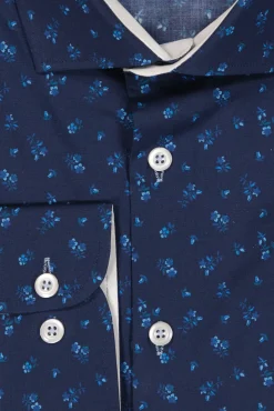 Cheap Mortimer&Armstrong Shirt With Little Flowers Slim Fit