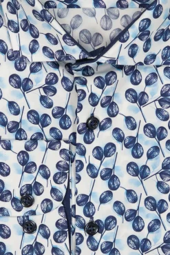 Online Mortimer&Armstrong Shirt With Watercolor Leaves Slim Fit