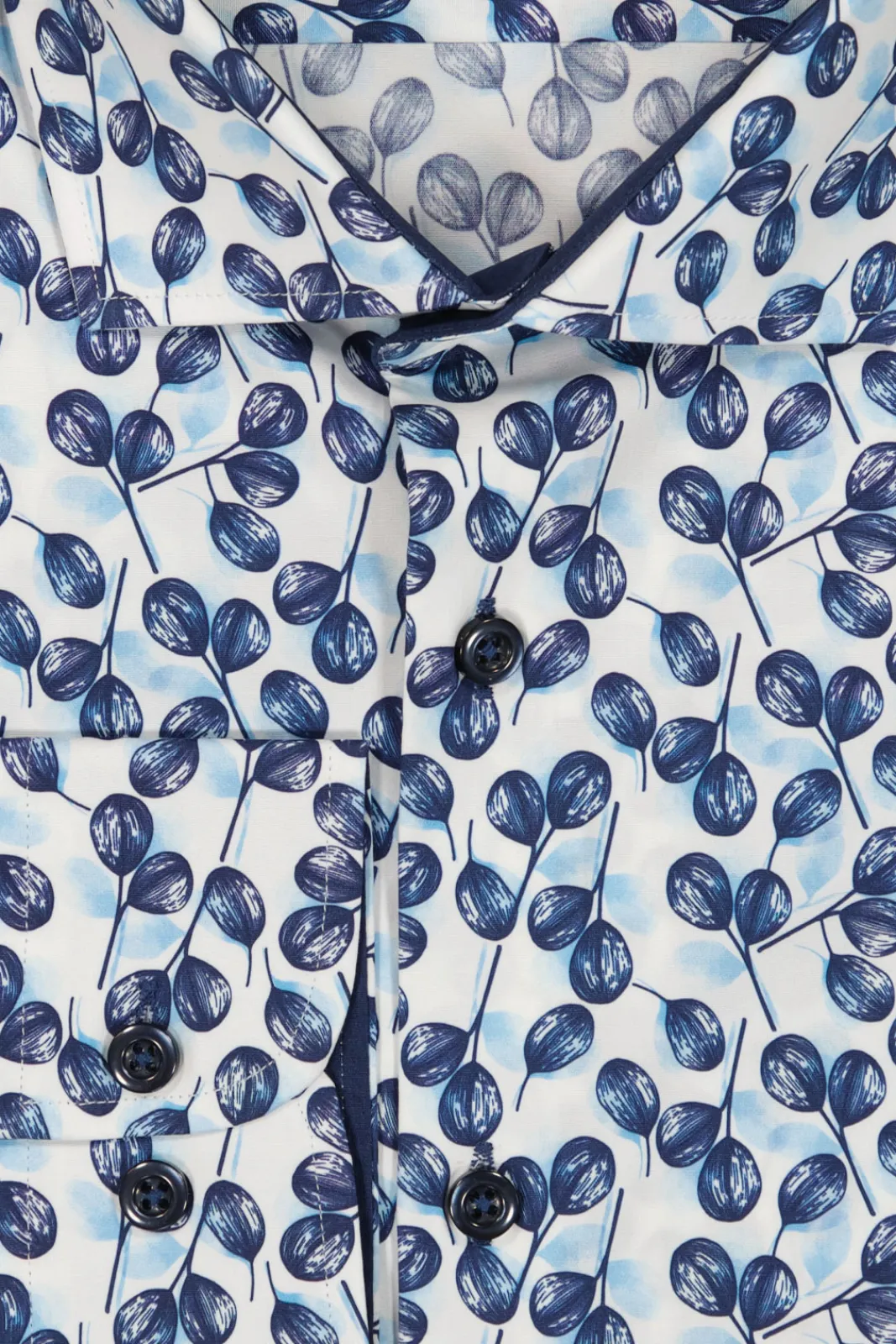 Online Mortimer&Armstrong Shirt With Watercolor Leaves Slim Fit