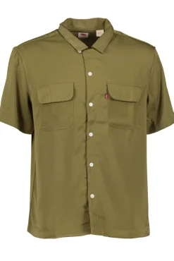 Skjortor>LEVIS Ss Pajama Shirt Martini Olive