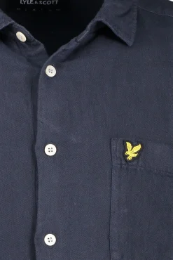 Flash Sale Lyle & Scott Ss Washed Oxford Linen Shirt