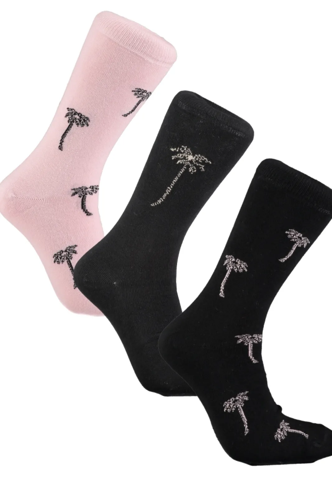 Strumpor>WESC Stanie Palm 3-Pack Socks