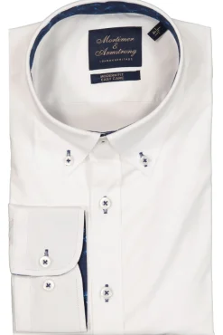 Discount Mortimer&Armstrong Uni Shirt With Little Flower Details Modern Fit
