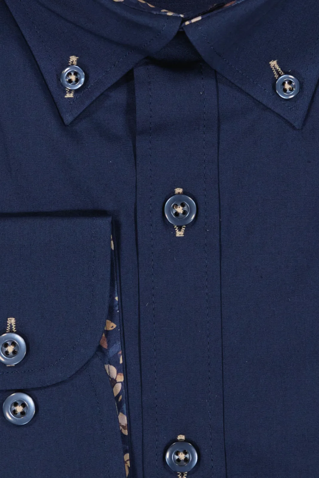 Flash Sale Mortimer&Armstrong Uni Shirt With Shadow Flowers Modern Fit